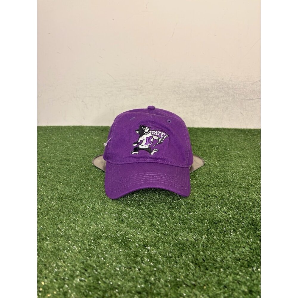 Kansas State Wildcats hat cap strap back purple retro football mens unisex KSU - Picture 1 of 8